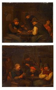 Egbert van Heemskerck (Haarlem, 1634 - Londra, 1704), bottega di, Scene di osteria
